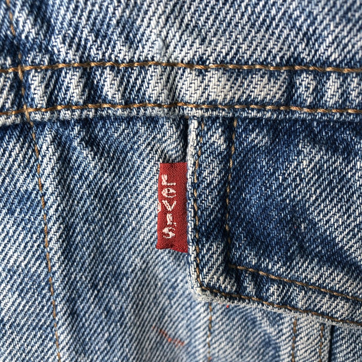 Vintage 1980'S Levi's 70503-0214 Euro Denim Jacket, Men's Size L cotton Blue type light blue Vintage Second Hand