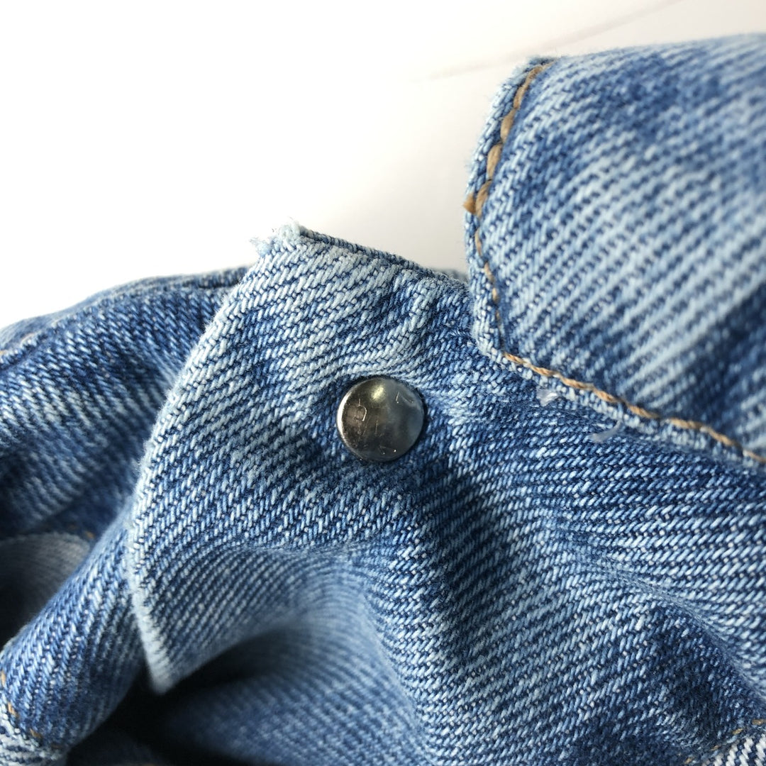 Vintage 1980'S Levi's 70503-0214 Euro Denim Jacket, Men's Size L cotton Blue type light blue Vintage Second Hand