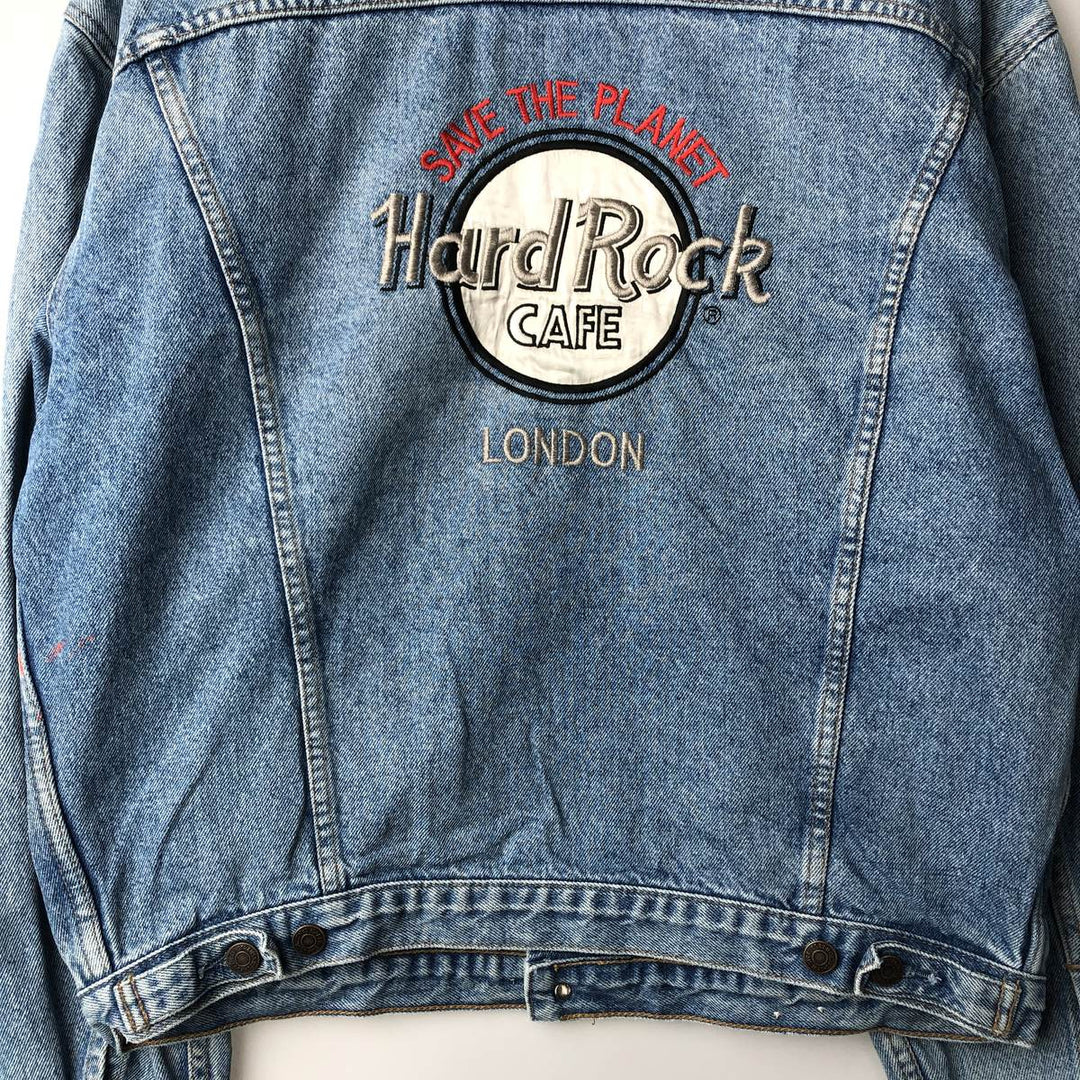 Vintage 1980'S Levi's 70503-0214 Euro Denim Jacket, Men's Size L cotton Blue type light blue Vintage Second Hand