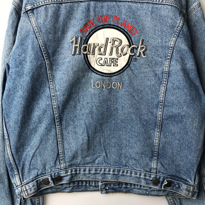 Vintage 1980'S Levi's 70503-0214 Euro Denim Jacket, Men's Size L cotton Blue type light blue Vintage Second Hand