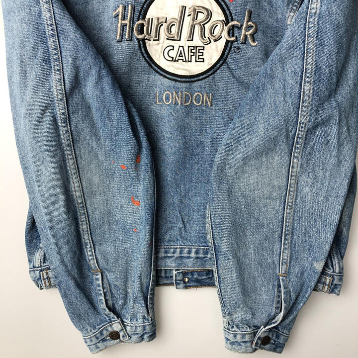 Vintage 1980'S Levi's 70503-0214 Euro Denim Jacket, Men's Size L cotton Blue type light blue Vintage Second Hand