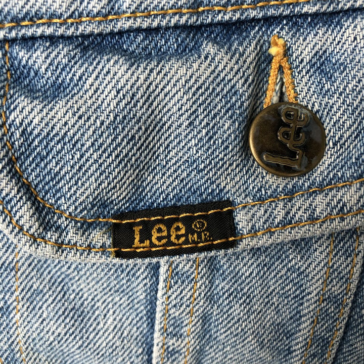 Vintage 90'S Lee denim jacket, made in Canada, size L, men's cotton Blue type light blue Vintage Second Hand