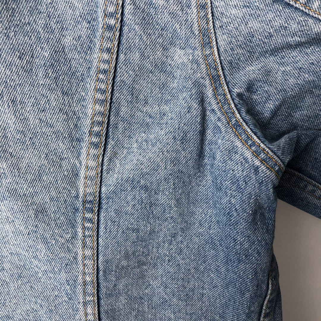 Vintage 90'S Lee denim jacket, made in Canada, size L, men's cotton Blue type light blue Vintage Second Hand