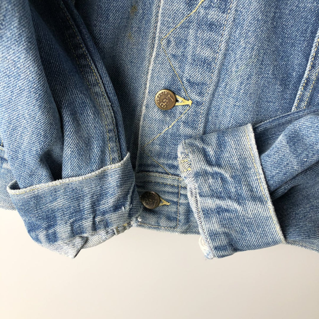 Vintage Lee denim jacket from the 1980s, made in the USA, size M. unclear blue type Vintage Second Hand