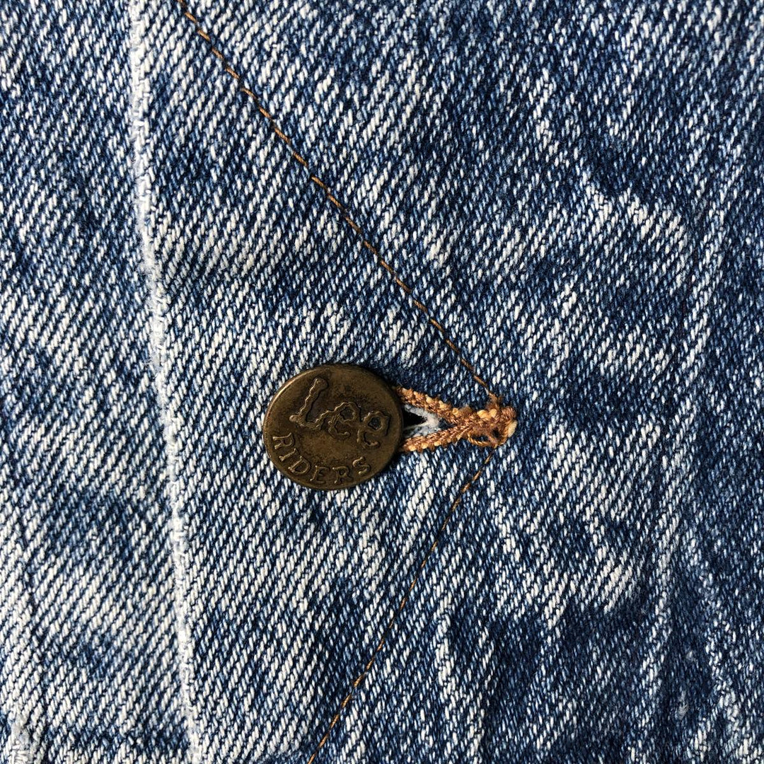 Vintage Lee Denim Jacket (PATD-153438), Men's Size XL, from the 1990s cotton blue type Vintage Second Hand