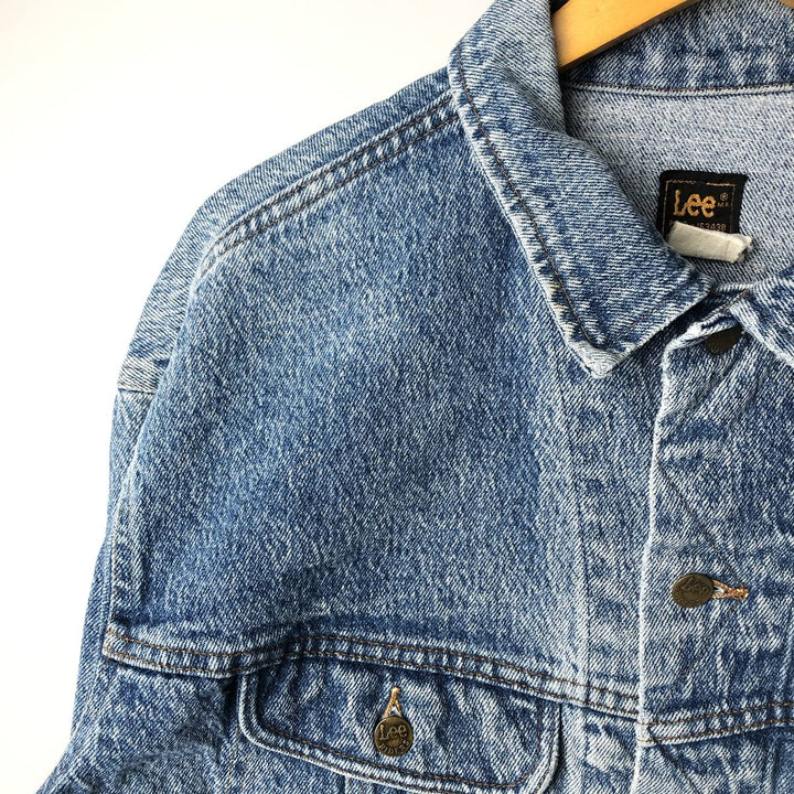 Vintage Lee Denim Jacket (PATD-153438), Men's Size XL, from the 1990s cotton blue type Vintage Second Hand