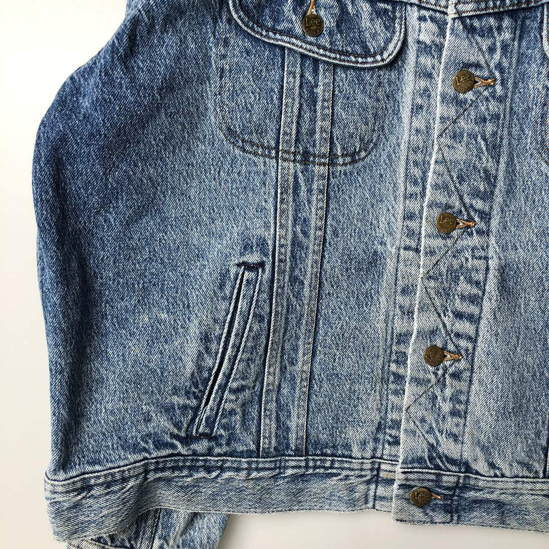 Vintage Lee Denim Jacket (PATD-153438), Men's Size XL, from the 1990s cotton blue type Vintage Second Hand