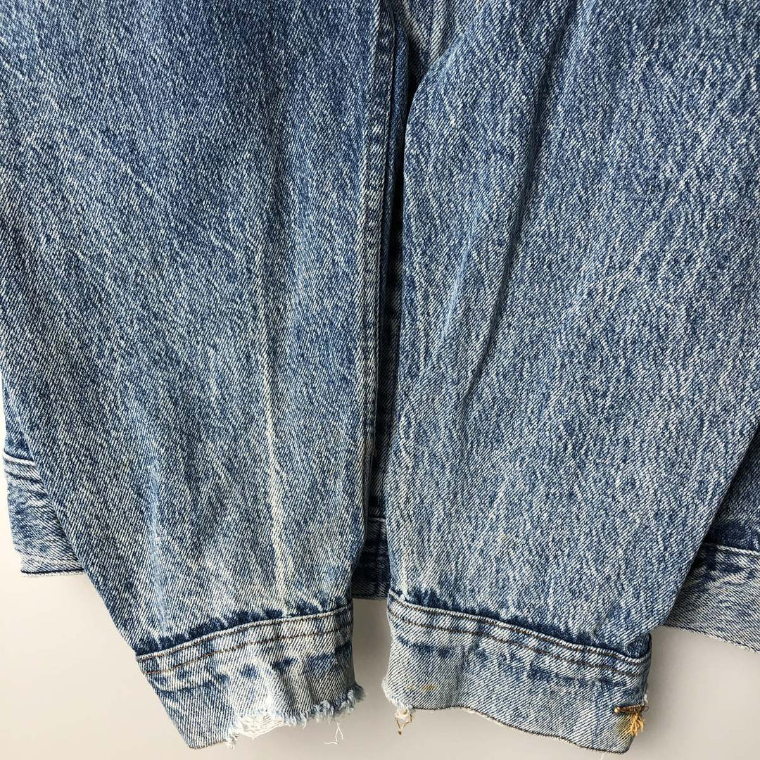 Vintage Lee Denim Jacket (PATD-153438), Men's Size XL, from the 1990s cotton blue type Vintage Second Hand