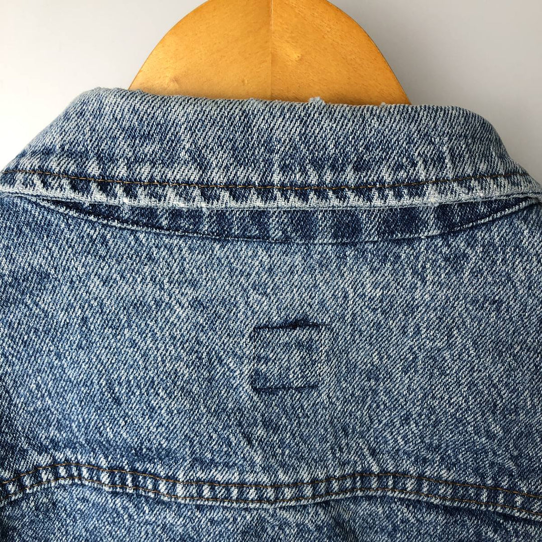 Vintage Lee Denim Jacket (PATD-153438), Men's Size XL, from the 1990s cotton blue type Vintage Second Hand