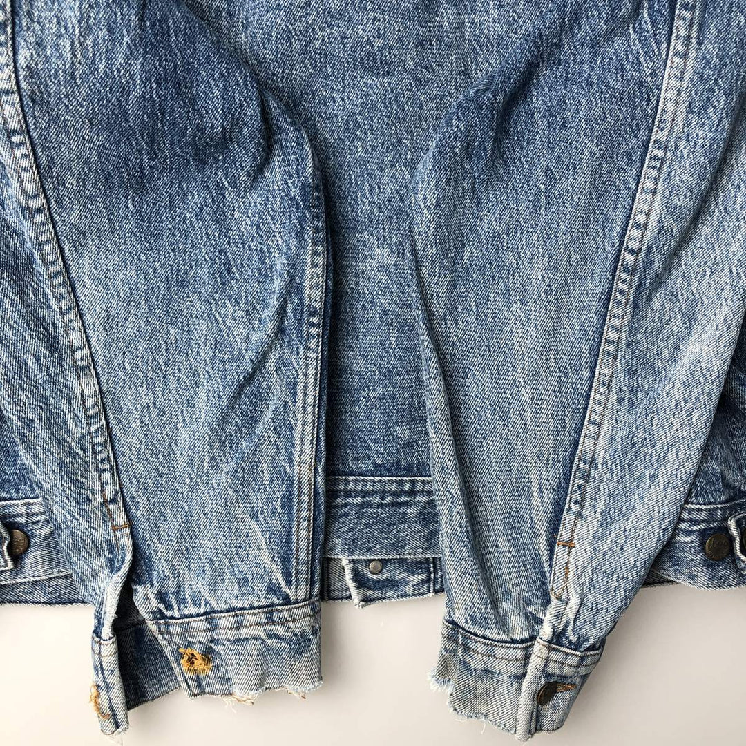 Vintage Lee Denim Jacket (PATD-153438), Men's Size XL, from the 1990s cotton blue type Vintage Second Hand
