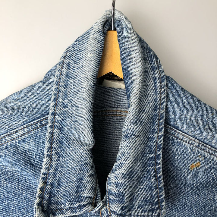 Vintage Lee Denim Jacket (PATD-153438), Men's Size XL, from the 1990s cotton blue type Vintage Second Hand