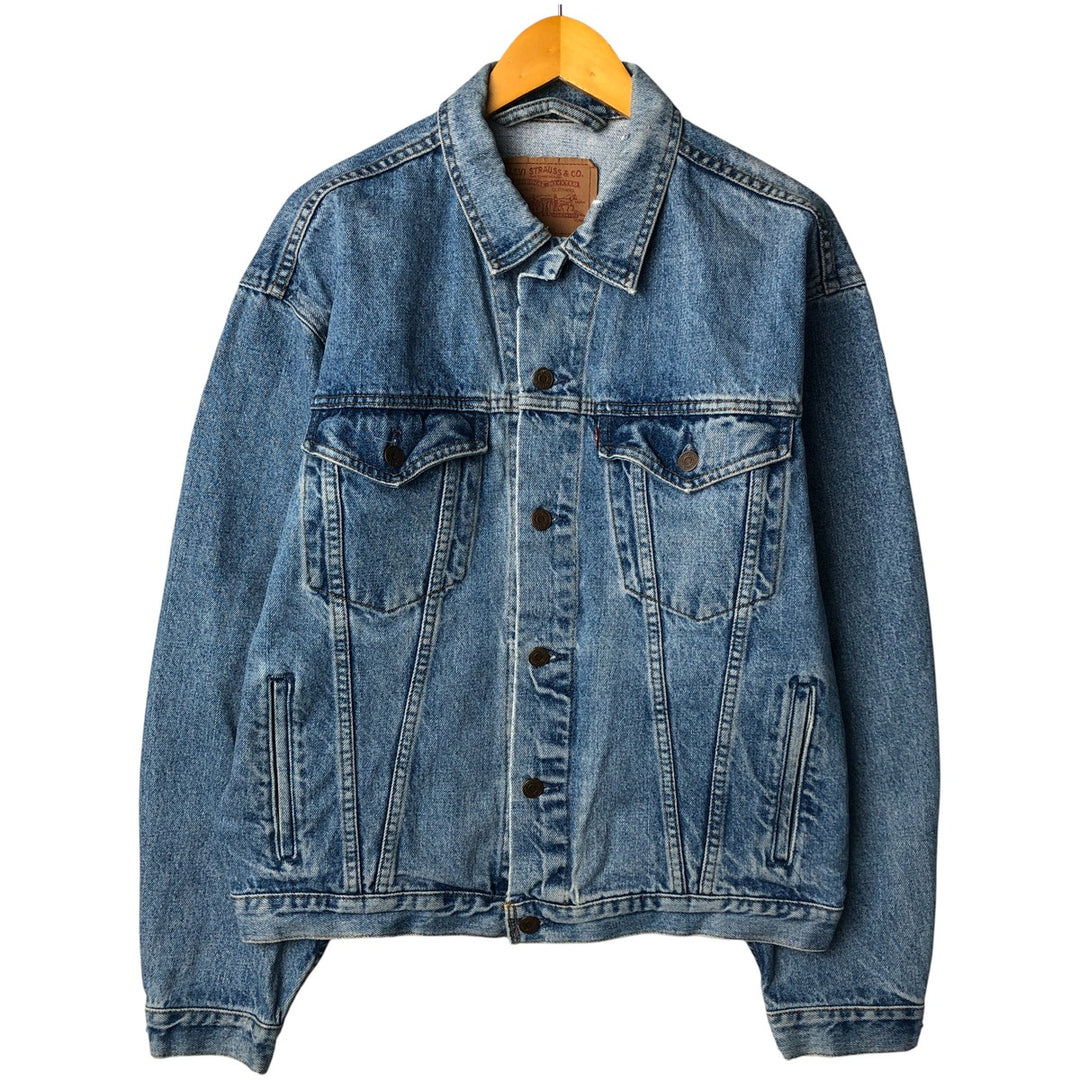 Vintage 1990'S Levi's 75525-4891 denim jacket, made in Canada, size M. cotton Blue type light blue Vintage Second Hand