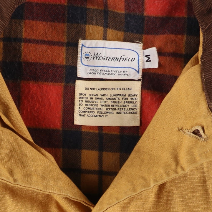 Vintage 1960'S Westernfield Duck Hunting Jacket, Men's Size Medium unclear ocher yellow type Vintage Second Hand