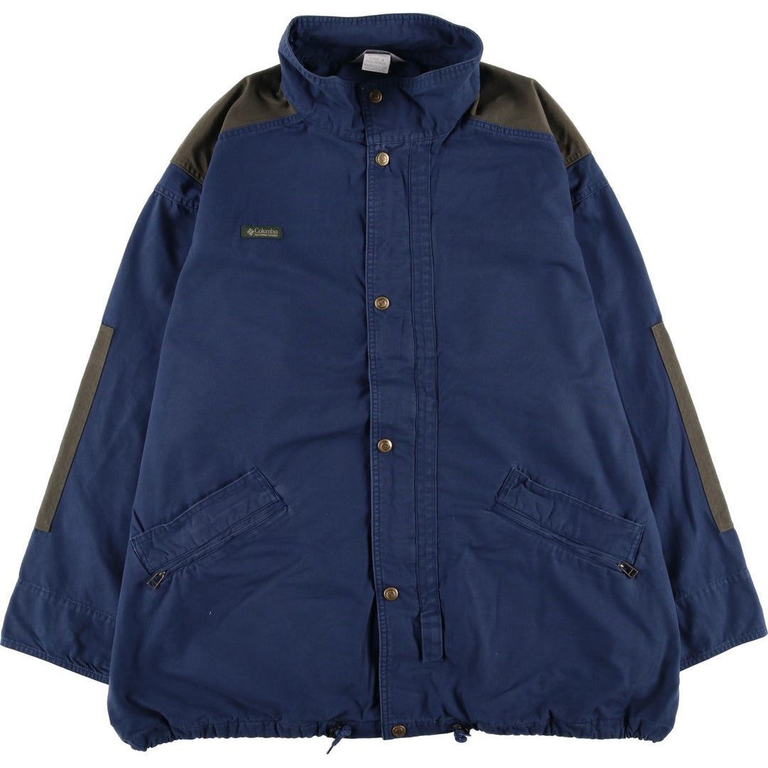 90'S Columbia Mountain Jacket, Shell Jacket, Men's XL, White Tag, Vintage, Color Block cotton navy blue type Vintage Second Hand