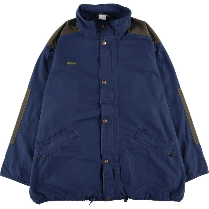 90'S Columbia Mountain Jacket, Shell Jacket, Men's XL, White Tag, Vintage, Color Block cotton navy blue type Vintage Second Hand