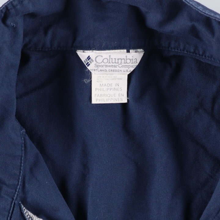 90'S Columbia Mountain Jacket, Shell Jacket, Men's XL, White Tag, Vintage, Color Block cotton navy blue type Vintage Second Hand