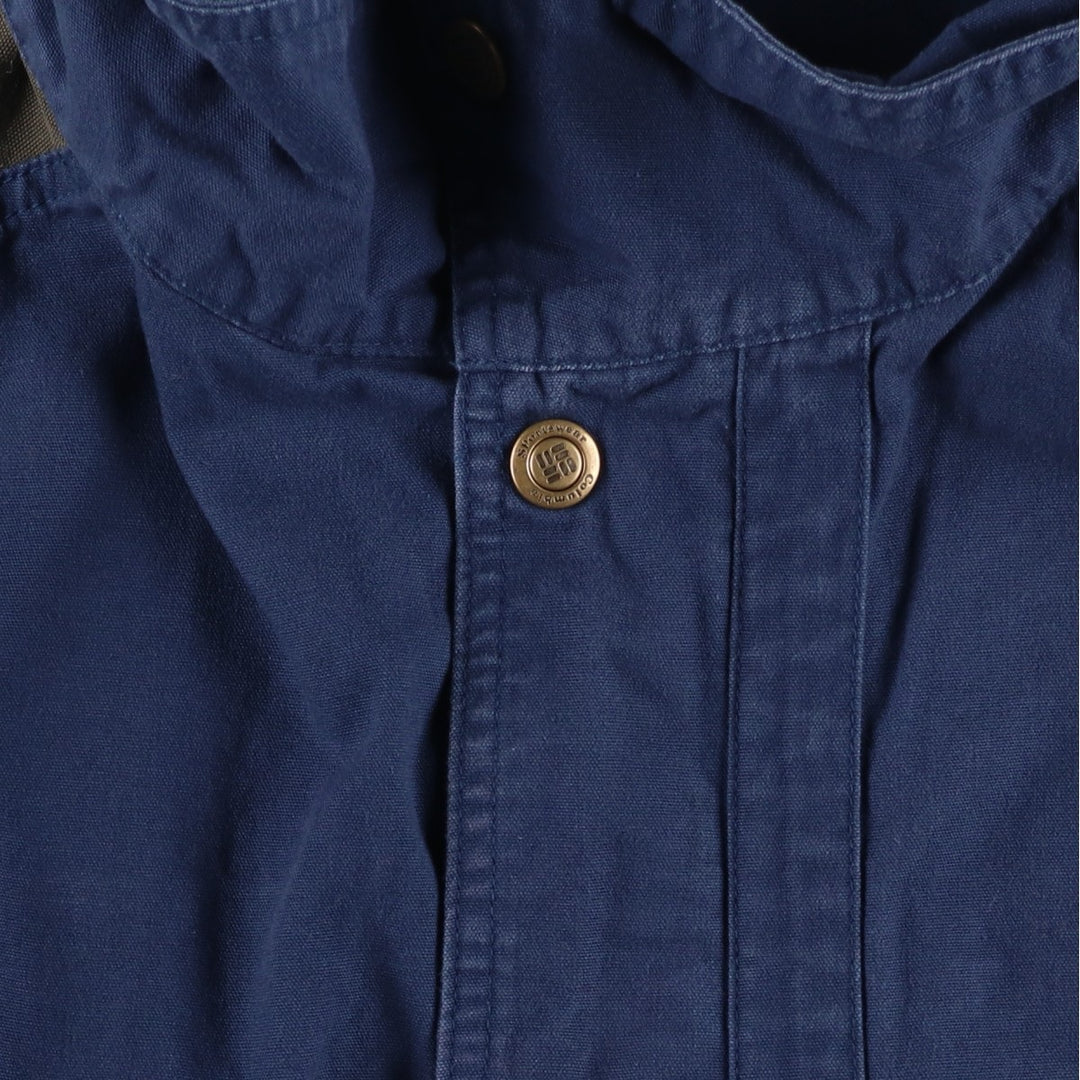 90'S Columbia Mountain Jacket, Shell Jacket, Men's XL, White Tag, Vintage, Color Block cotton navy blue type Vintage Second Hand