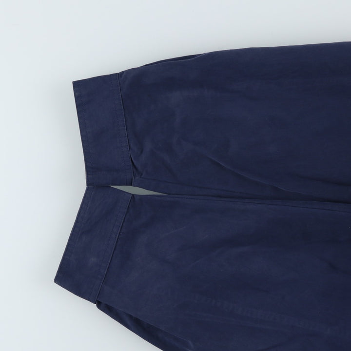 90'S Eddie Bauer Collared Mountain Parka/Shell Jacket, Men's Size XL, Vintage cotton navy blue type Vintage Second Hand