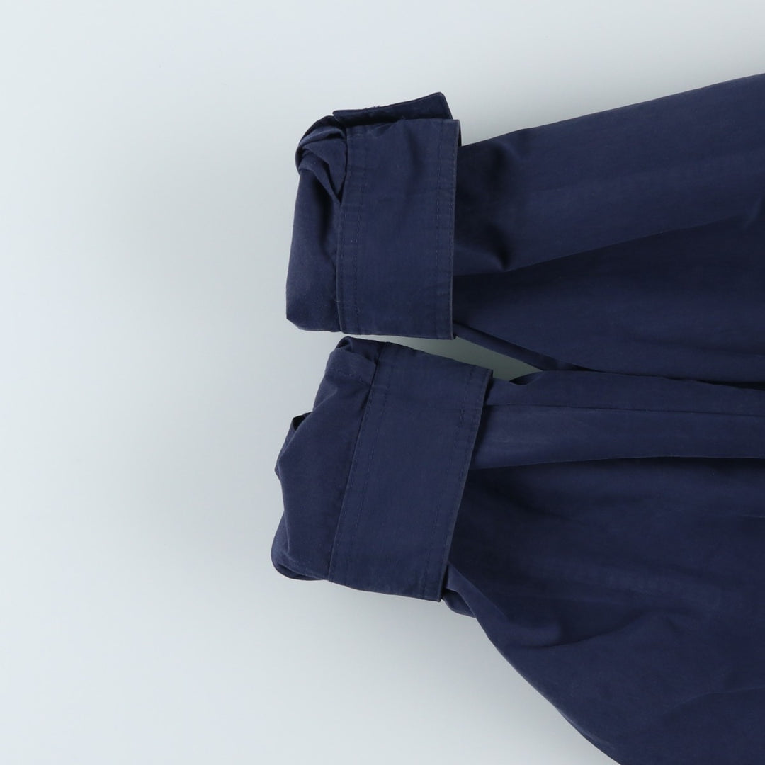 90'S Eddie Bauer Collared Mountain Parka/Shell Jacket, Men's Size XL, Vintage cotton navy blue type Vintage Second Hand