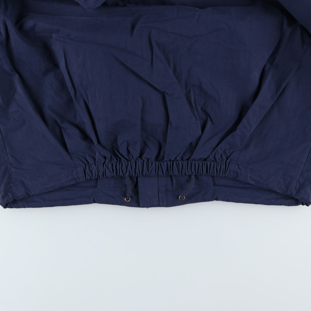 90'S Eddie Bauer Collared Mountain Parka/Shell Jacket, Men's Size XL, Vintage cotton navy blue type Vintage Second Hand