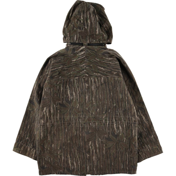 90'S 10X GORE-TEX RAINWEAR Gore-Tex Camouflage Pattern Realtree Camo Mountain Parka Shell Jacket, Men's Medium polyester Khaki type Vintage Second Hand
