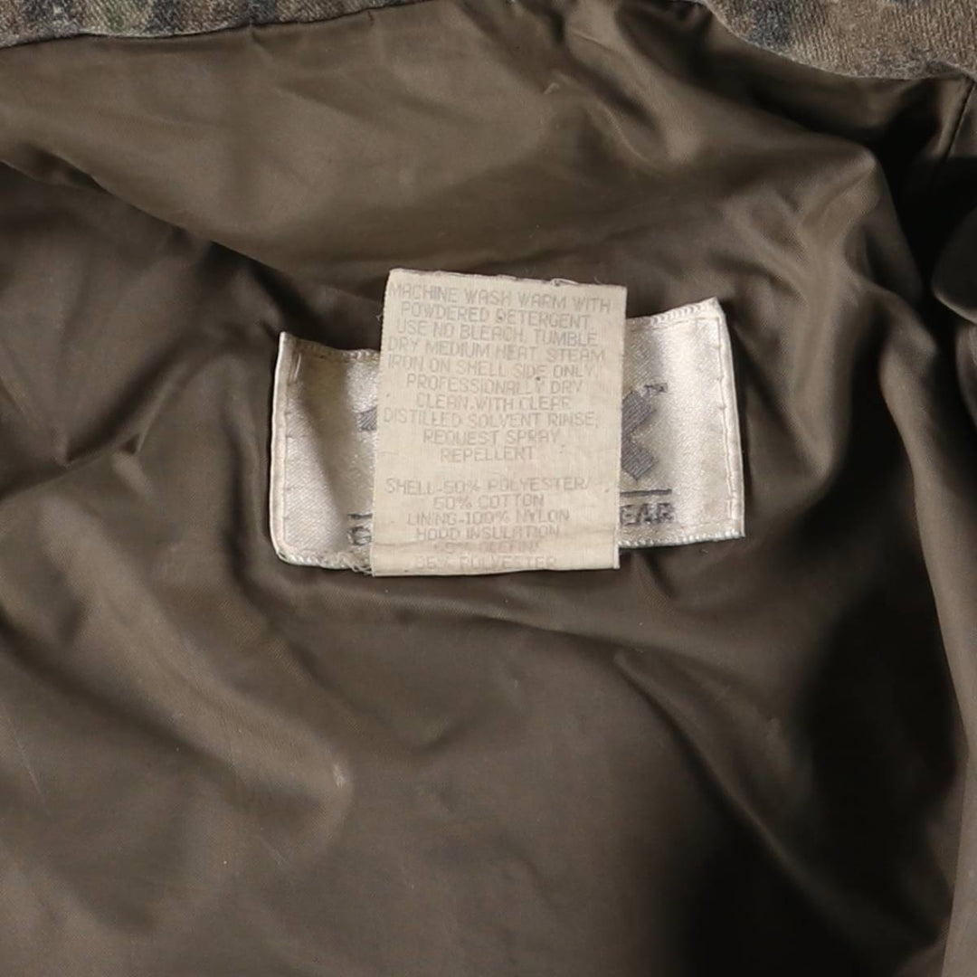 90'S 10X GORE-TEX RAINWEAR Gore-Tex Camouflage Pattern Realtree Camo Mountain Parka Shell Jacket, Men's Medium polyester Khaki type Vintage Second Hand