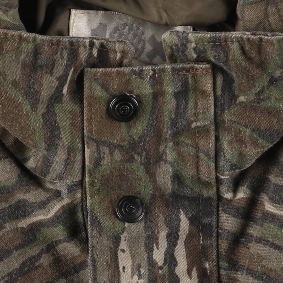 90'S 10X GORE-TEX RAINWEAR Gore-Tex Camouflage Pattern Realtree Camo Mountain Parka Shell Jacket, Men's Medium polyester Khaki type Vintage Second Hand