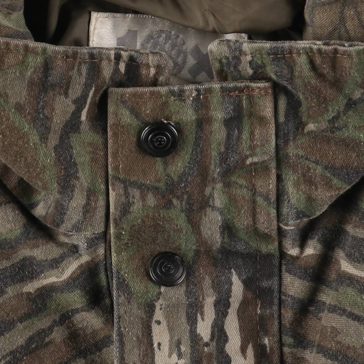 90'S 10X GORE-TEX RAINWEAR Gore-Tex Camouflage Pattern Realtree Camo Mountain Parka Shell Jacket, Men's Medium polyester Khaki type Vintage Second Hand