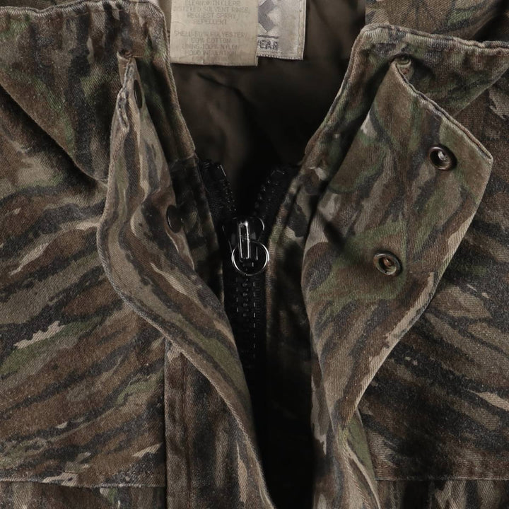 90'S 10X GORE-TEX RAINWEAR Gore-Tex Camouflage Pattern Realtree Camo Mountain Parka Shell Jacket, Men's Medium polyester Khaki type Vintage Second Hand