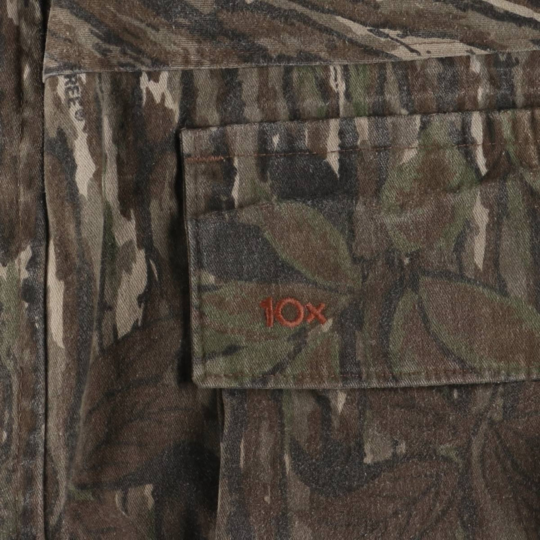 90'S 10X GORE-TEX RAINWEAR Gore-Tex Camouflage Pattern Realtree Camo Mountain Parka Shell Jacket, Men's Medium polyester Khaki type Vintage Second Hand