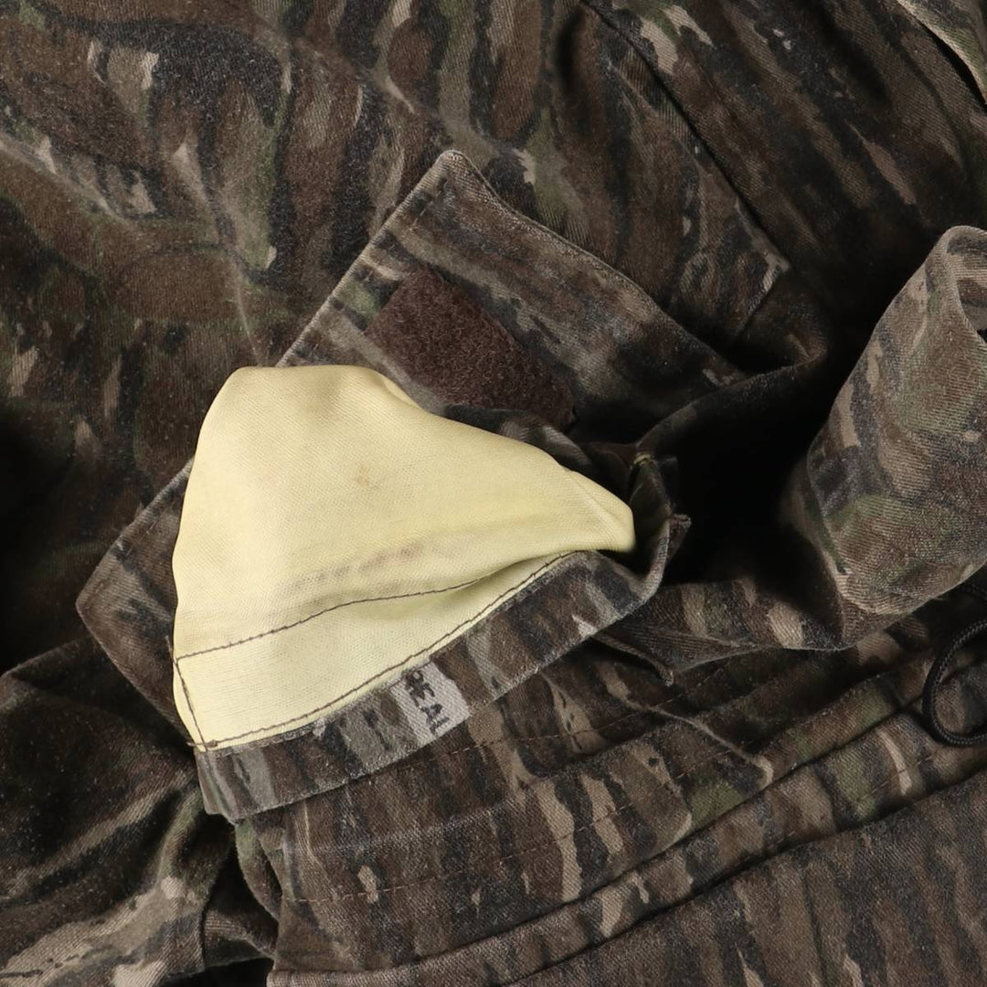 90'S 10X GORE-TEX RAINWEAR Gore-Tex Camouflage Pattern Realtree Camo Mountain Parka Shell Jacket, Men's Medium polyester Khaki type Vintage Second Hand