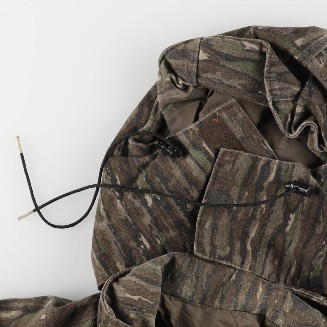 90'S 10X GORE-TEX RAINWEAR Gore-Tex Camouflage Pattern Realtree Camo Mountain Parka Shell Jacket, Men's Medium polyester Khaki type Vintage Second Hand