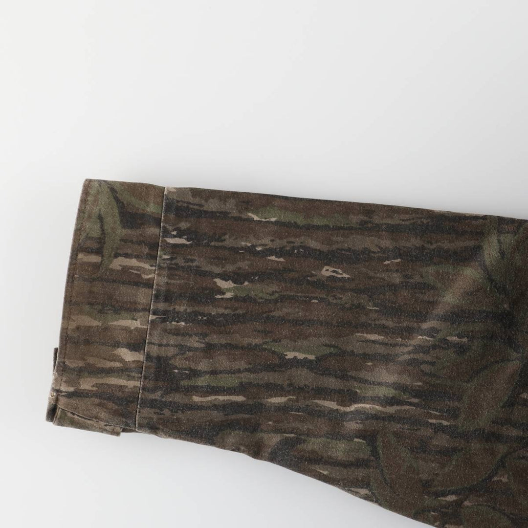 90'S 10X GORE-TEX RAINWEAR Gore-Tex Camouflage Pattern Realtree Camo Mountain Parka Shell Jacket, Men's Medium polyester Khaki type Vintage Second Hand