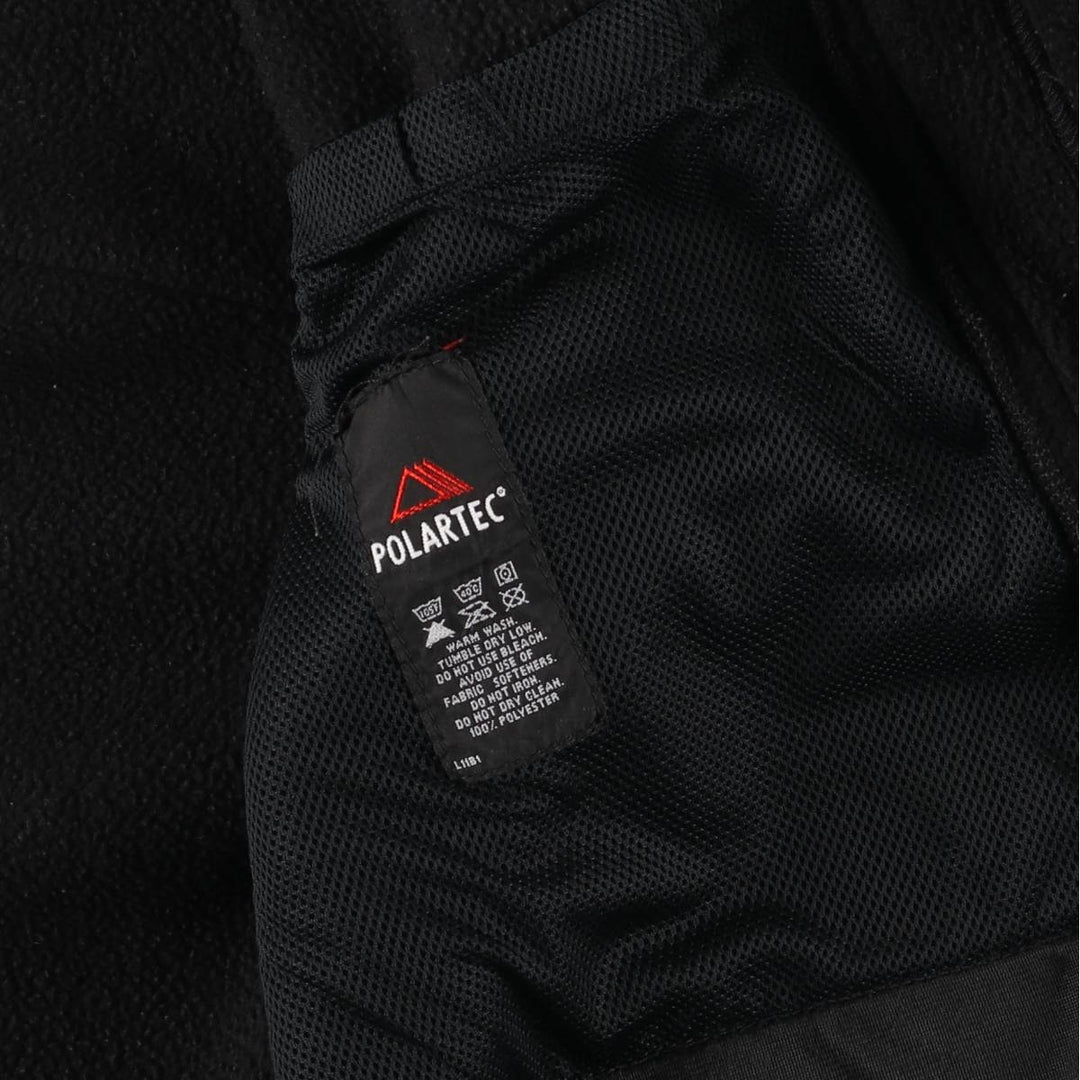 US Military DSCP Polartec Military Fleece Jacket, Men's Size Medium polyester black type Vintage Second Hand