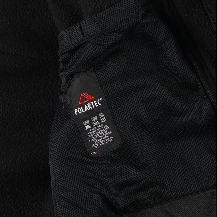 US Military DSCP Polartec Military Fleece Jacket, Men's Size Medium polyester black type Vintage Second Hand