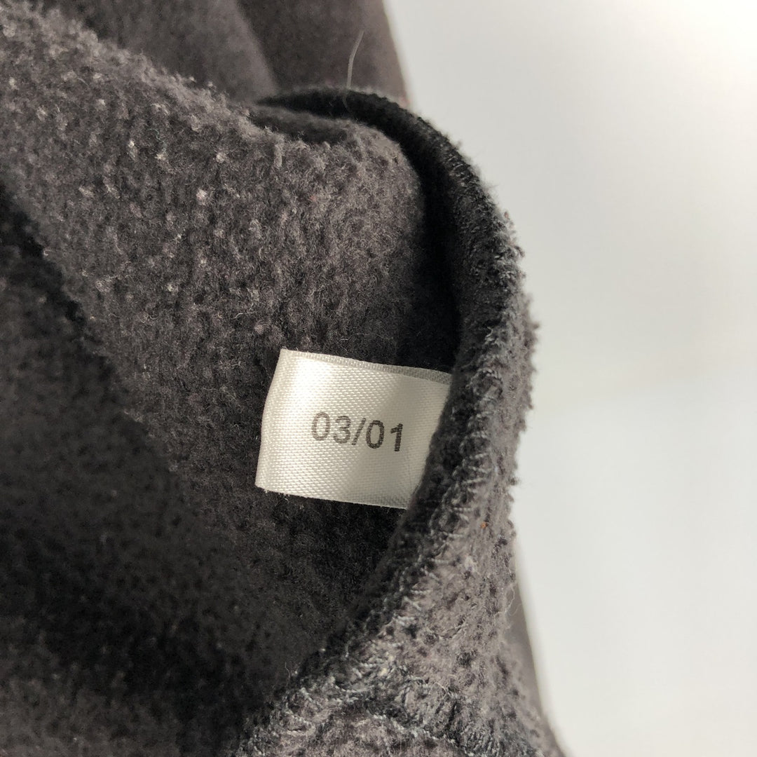 2000'S adidas TEAM half-zip fleece pullover, men's size XL polyester black type Vintage Second Hand