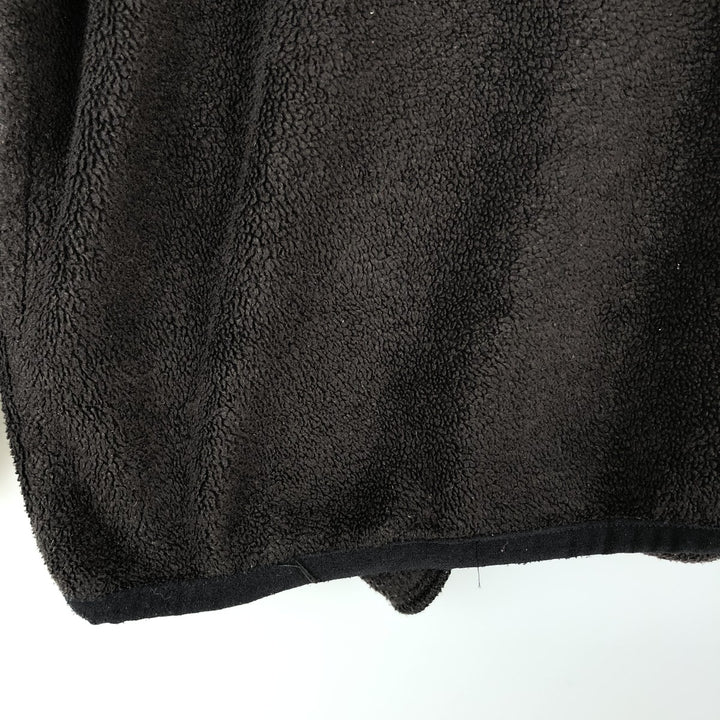 2000'S adidas TEAM half-zip fleece pullover, men's size XL polyester black type Vintage Second Hand