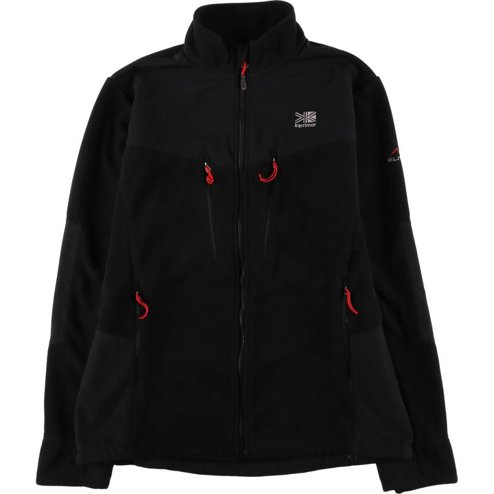 Karrimor ELITE Fleece Jacket, Men's XL polyester black type Vintage Second Hand