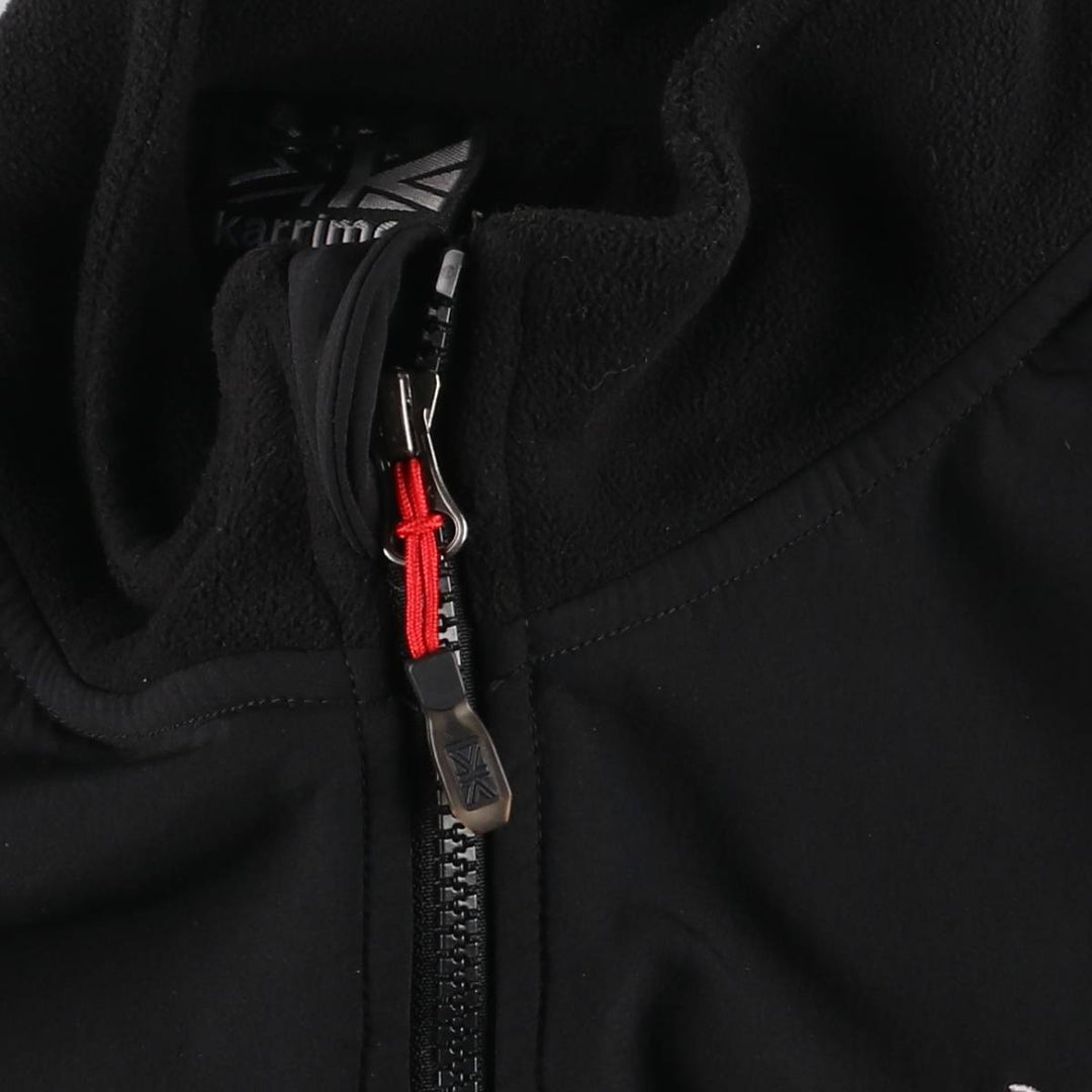 Karrimor ELITE Fleece Jacket, Men's XL polyester black type Vintage Second Hand