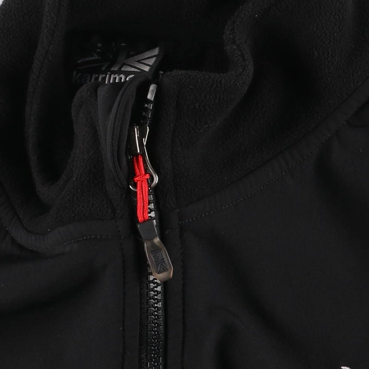 Karrimor ELITE Fleece Jacket, Men's XL polyester black type Vintage Second Hand