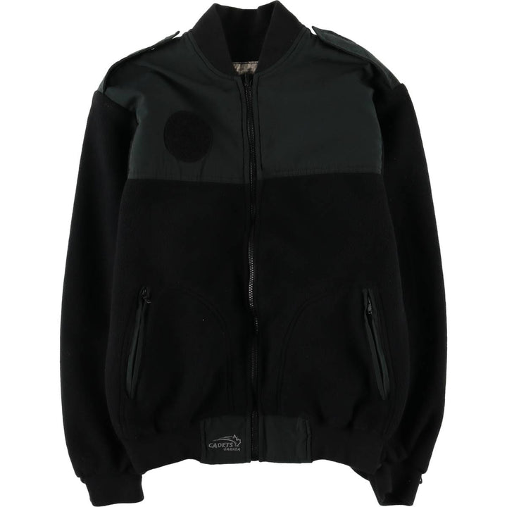 Canadian Cadet's Canada Military Fleece Jacket, Men's Size Small unclear black type Vintage Second Hand