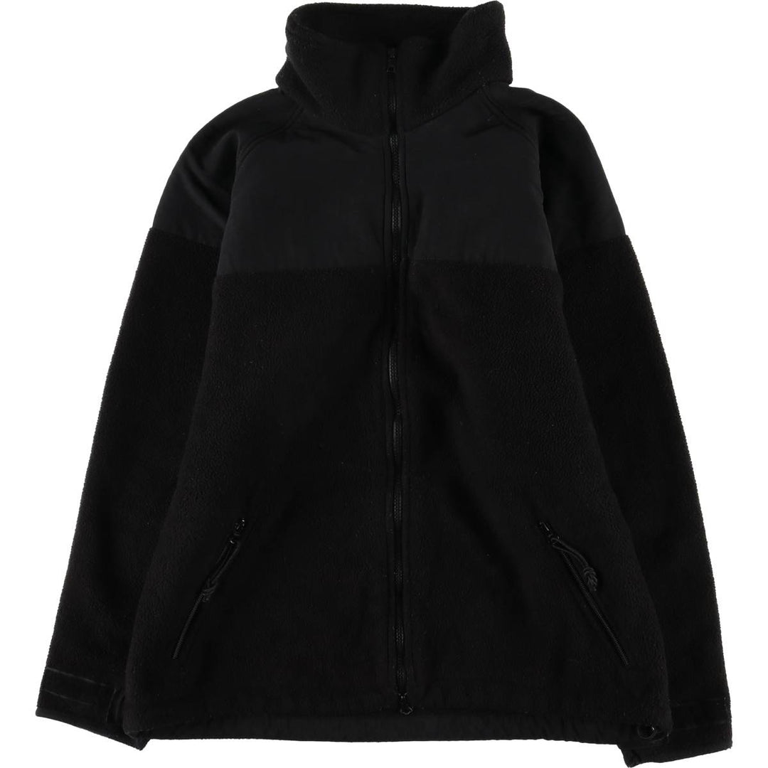 US Military DSCP PORLATEC Military Fleece Jacket, Men's Size Medium polyester black type Vintage Second Hand