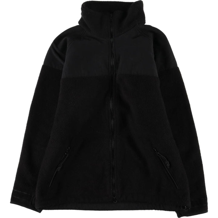 US Military DSCP PORLATEC Military Fleece Jacket, Men's Size Medium polyester black type Vintage Second Hand