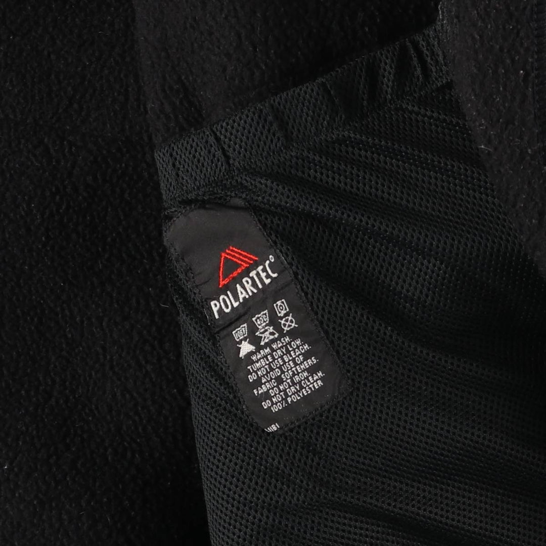 US Military DSCP PORLATEC Military Fleece Jacket, Men's Size Medium polyester black type Vintage Second Hand