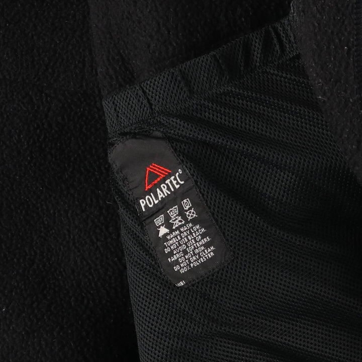 US Military DSCP PORLATEC Military Fleece Jacket, Men's Size Medium polyester black type Vintage Second Hand