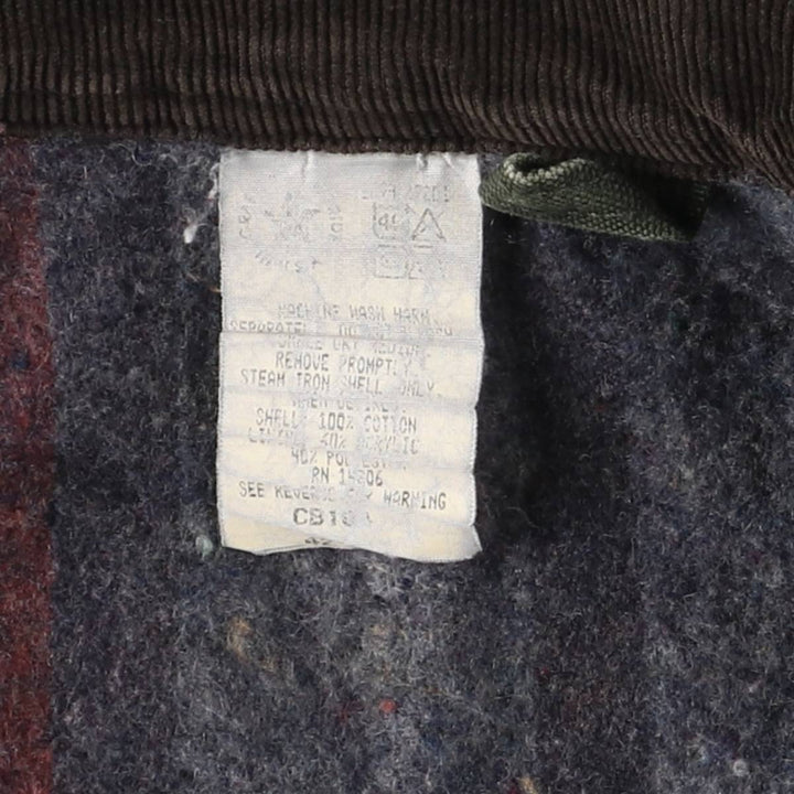 Vintage 80s-90'S Carhartt Michigan Chore Coat/Duck Coverall, Made in USA, Men's XL cotton Khaki type Vintage Second Hand