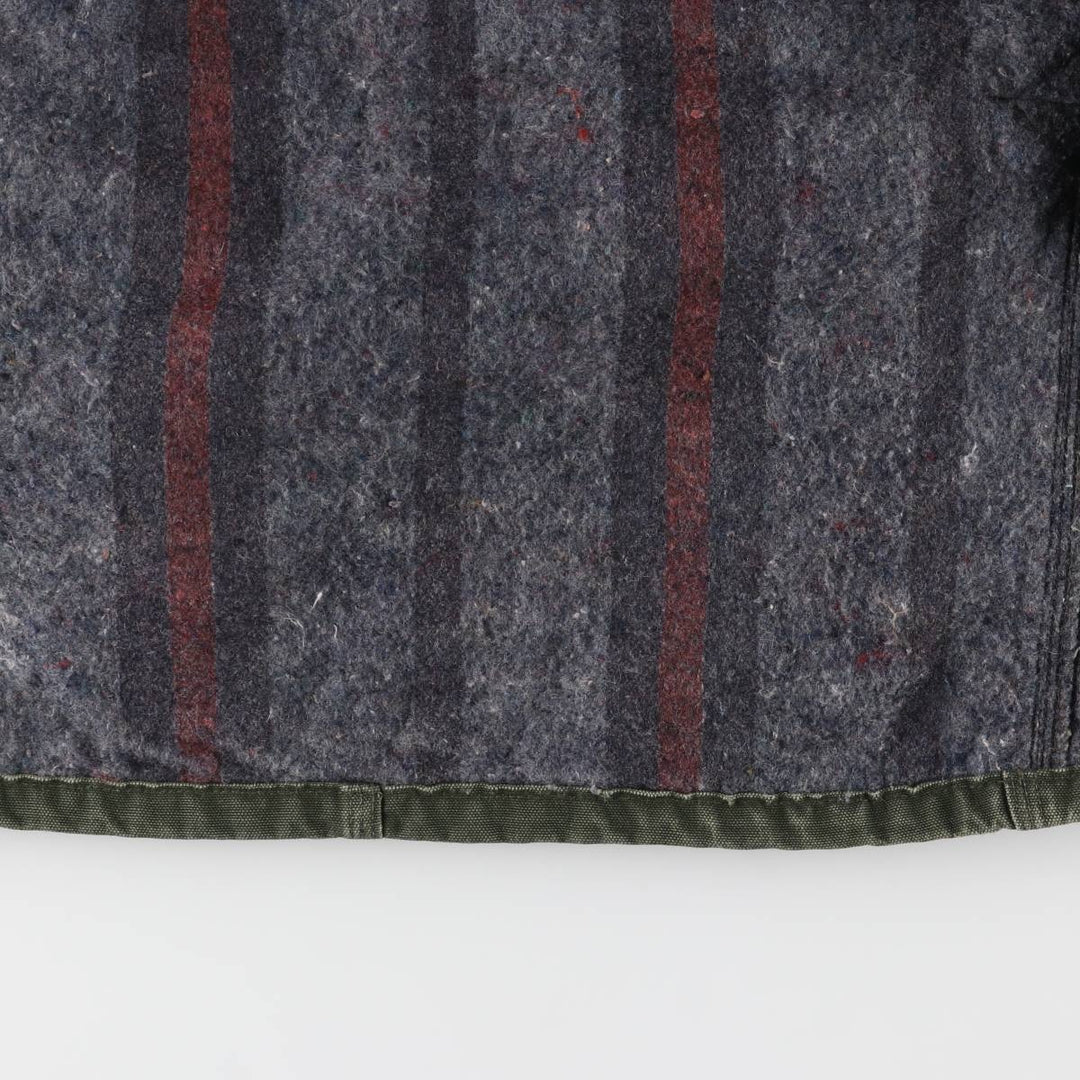 Vintage 80s-90'S Carhartt Michigan Chore Coat/Duck Coverall, Made in USA, Men's XL cotton Khaki type Vintage Second Hand