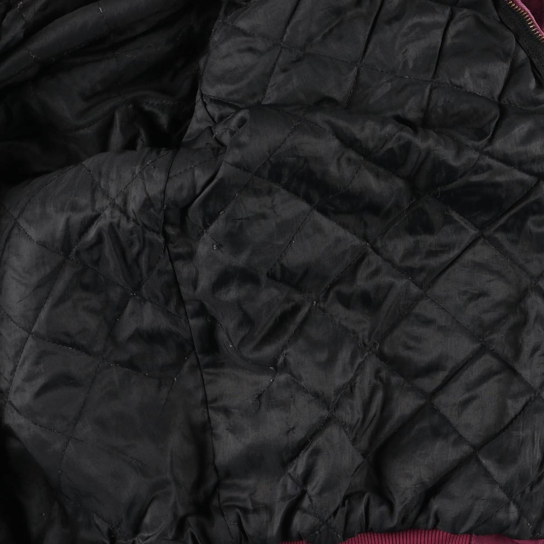 90'S Carhartt Active Jacket, Padded Duck Full-Zip Hoodie, Men's Size L, Vintage, Unknown unclear Red type red-purple Vintage Second Hand