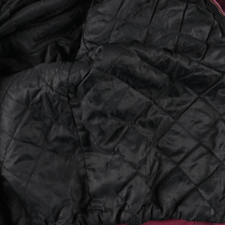 90'S Carhartt Active Jacket, Padded Duck Full-Zip Hoodie, Men's Size L, Vintage, Unknown unclear Red type red-purple Vintage Second Hand
