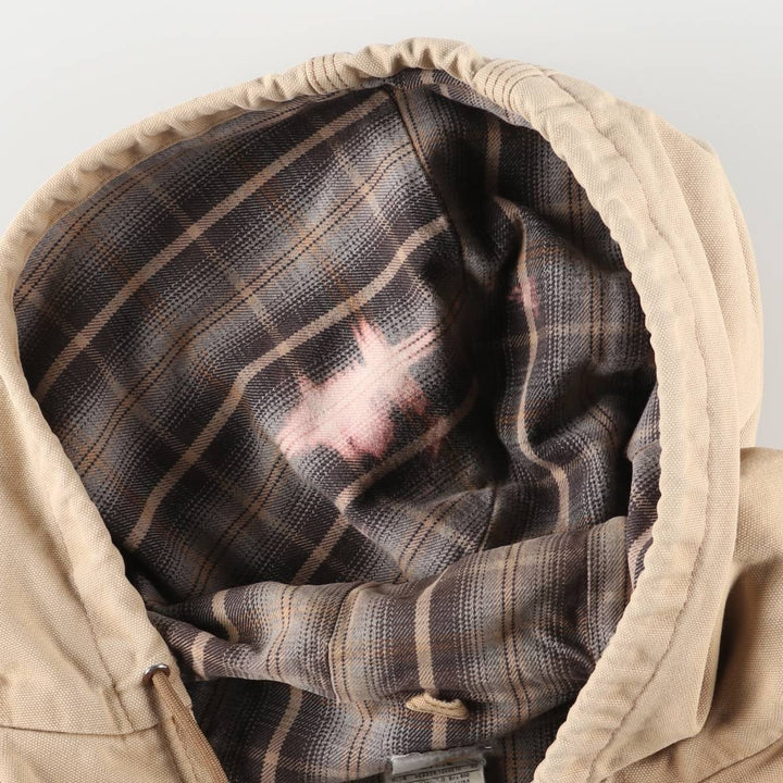 00'S Carhartt Active Jacket Duck Full Zip Parka Made in USA Men's XXL cotton Beige type Vintage Second Hand